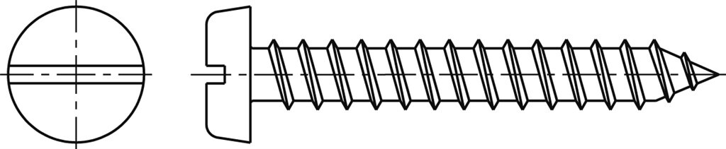 DIN 7971 St 2,9 x 19   C verzinkt
